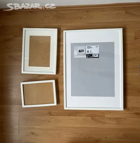 3 rámy RIBBA Ikea - Praha - Bazar - Sbazar.cz