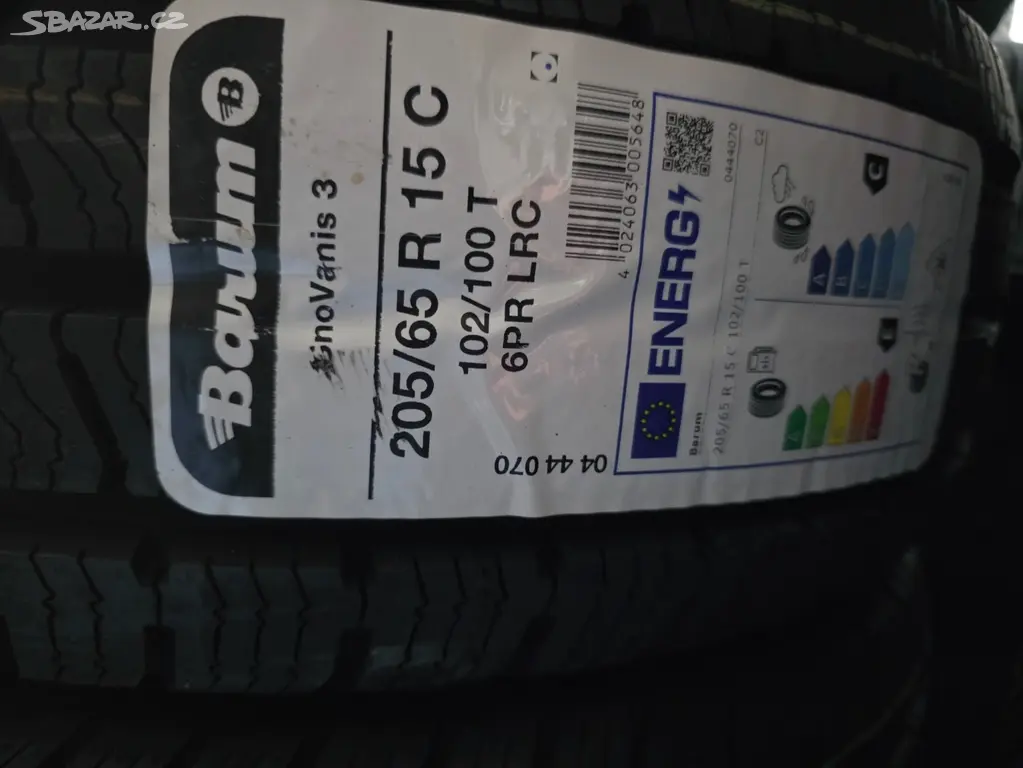 205/65 R15 C 102/100 T Barum SnoVanis 3 Zimní Nové