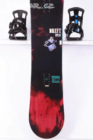 156 snowboard SALOMON DRIFT ROCKER, black/red - Praha - Bazar