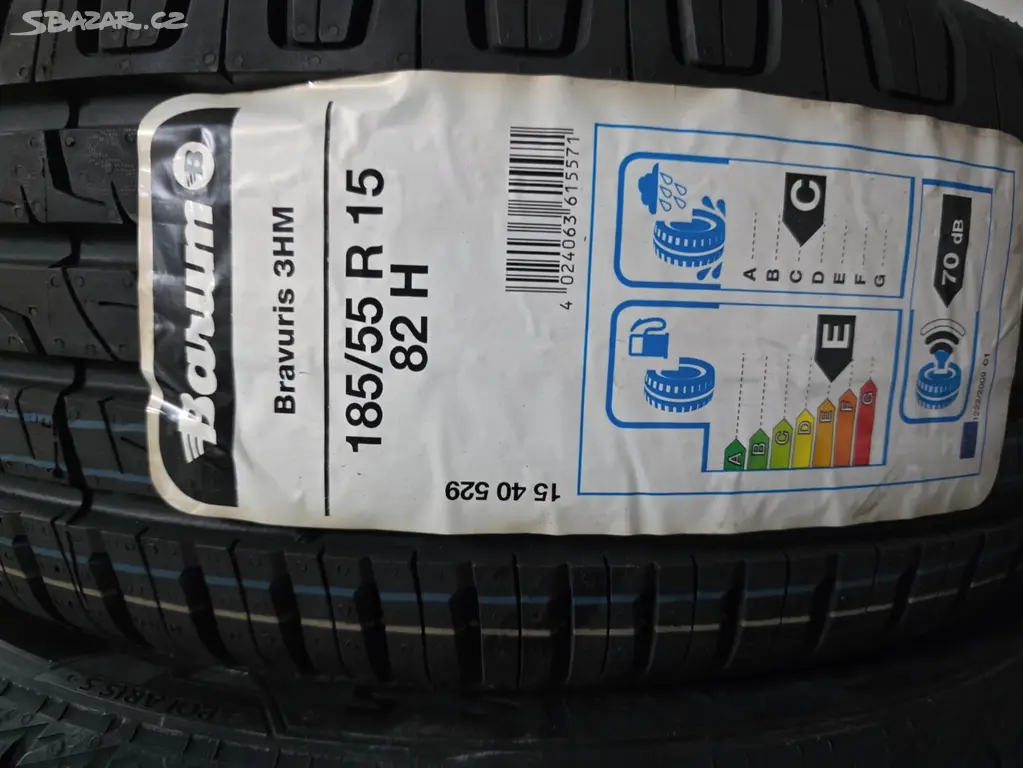 185/55 R15 82 H Barum Bravuris 5 Letní 1 Ks