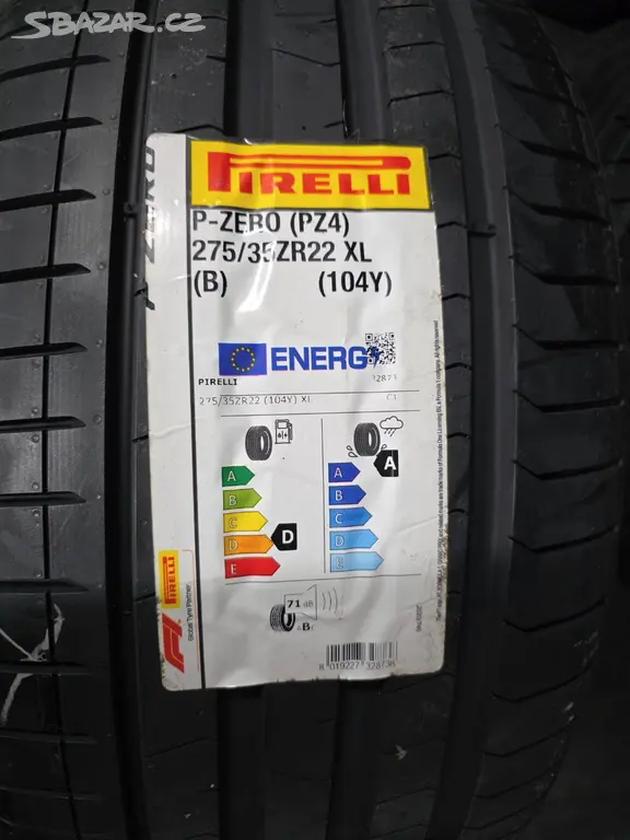 275/35 ZR22 104 Y XL Pirelli P Zero PZ4 B  1 Ks