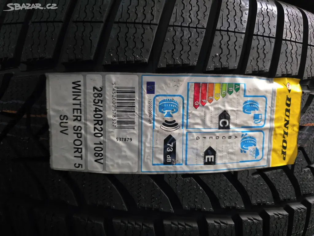 285/40 R20 108V Dunlop Winter Sport 5 Zimní
