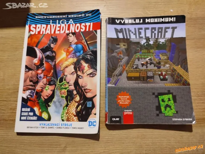 Minecraft+ komiks Liga spravedlnosti - Hradec Králové - Bazar - Sbazar.cz