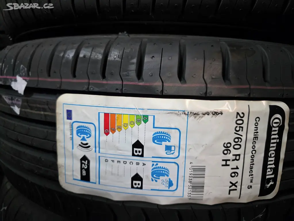 205/60 R16 96H XL Continental Eco 5 Letní