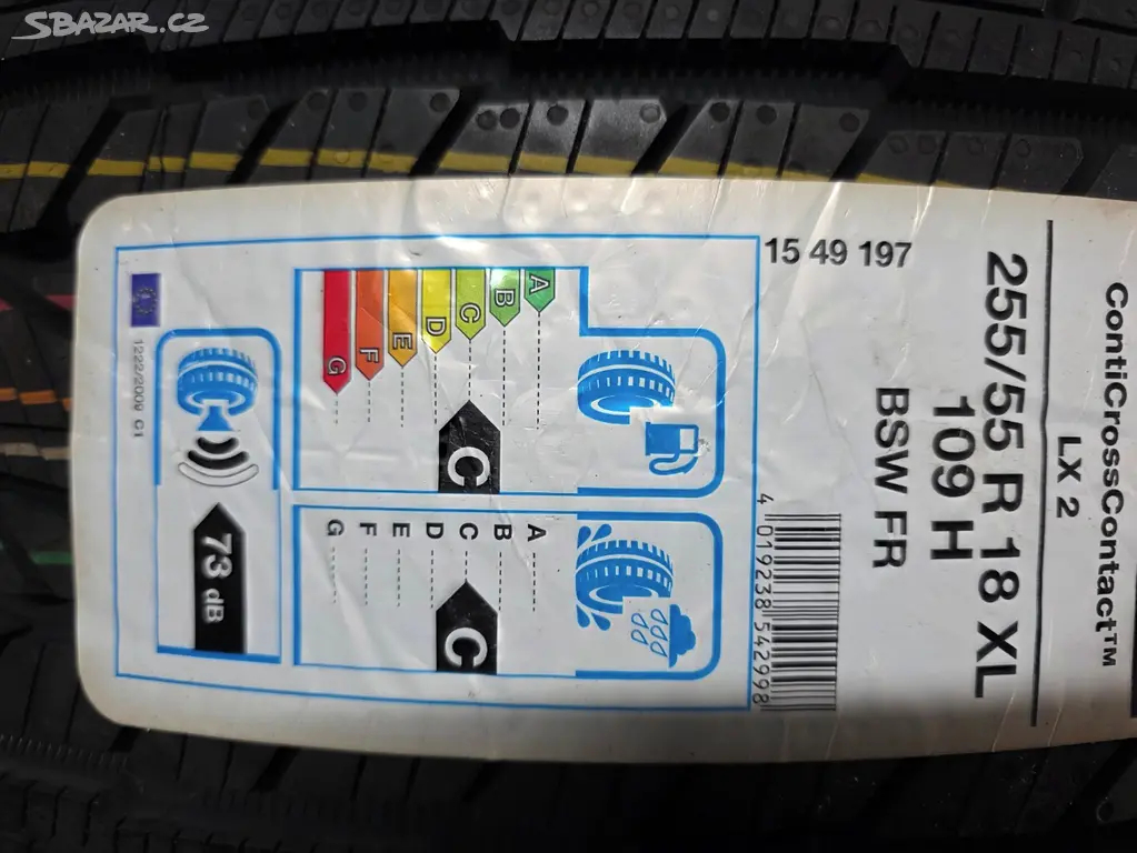 255/55 R18 109 H  Continental Celoroční