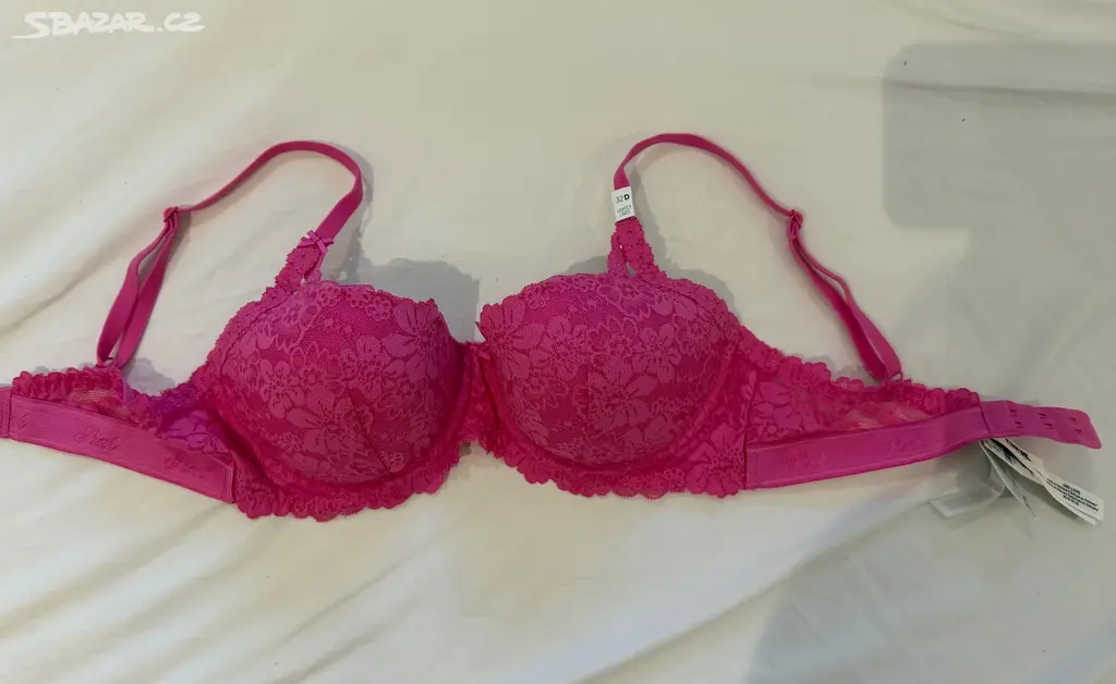 Malinove ruzova podprsenka 32D Vicroria Secret - Benešov - Bazar ...