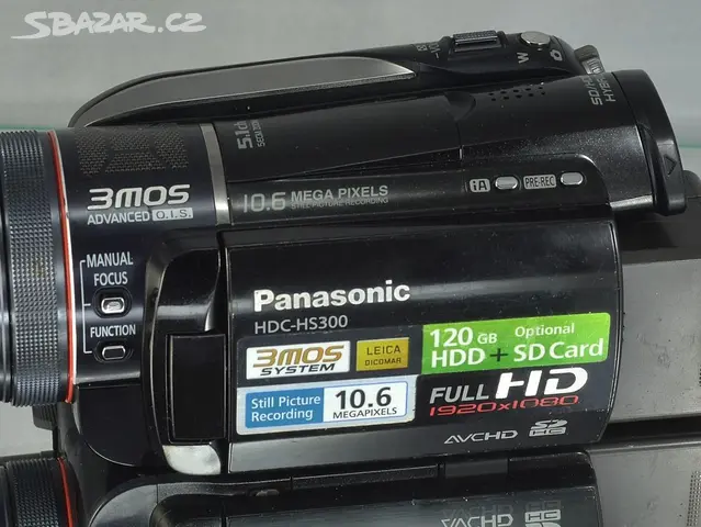 videokamera Panasonic HDC-HS300 120GB HDD*Full HDV - Zvíkov