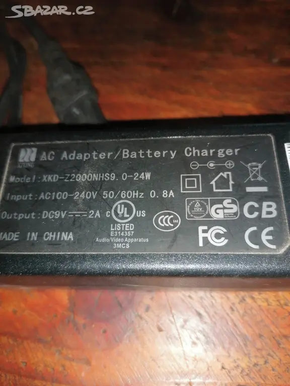Zdroj - adapter 9V. 2A - Rokytnice nad Jizerou - Bazar - Sbazar.cz