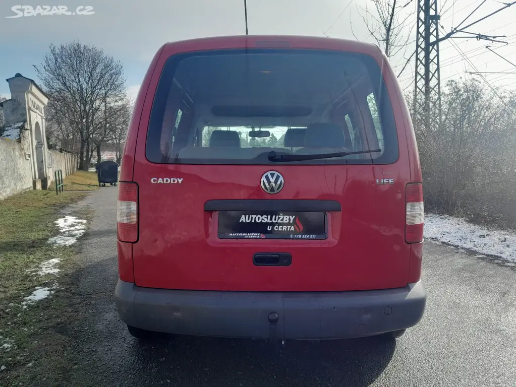 Volkswagen Caddy Life 1.4 TSI 59Kw, Tažné - fotka 5