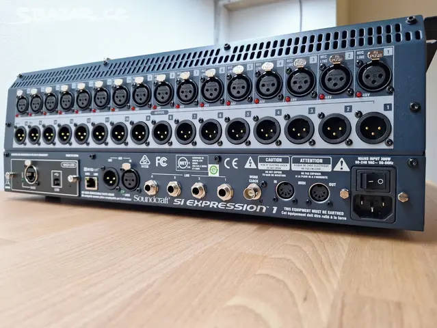 mixpult Soundcraft Si Expression 1 + Stagebox - Olomouc - Bazar - Sbazar.cz