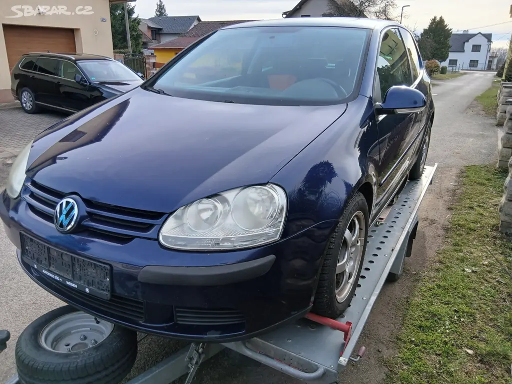 Volkswagen Golf V 1,4 benzín rok výroby 2007