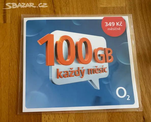 O2 Datamanie 100gb nová nerozbalená - Praha 2 - Bazar - Sbazar.cz