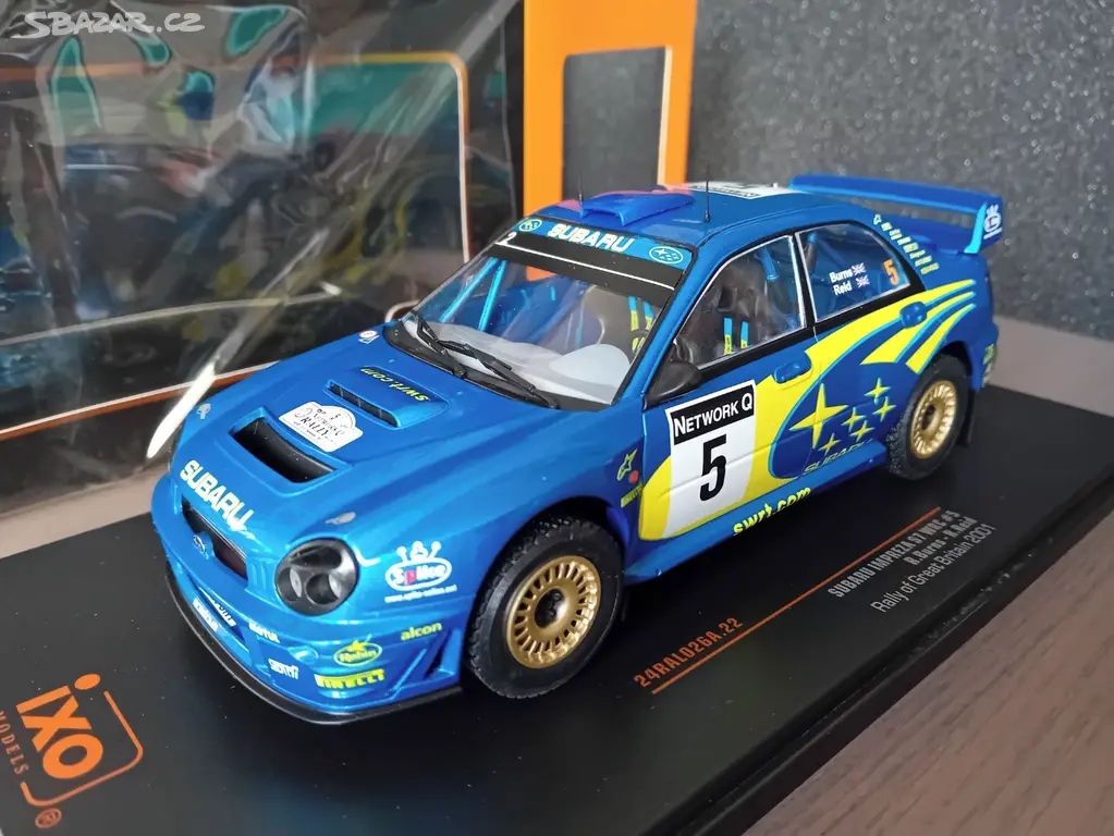 1:24 SUBARU IMPREZA S7 WRC Burns Rally New Zealand 2001 Ixo Salvat Diecast EUR 19,99 - FR
