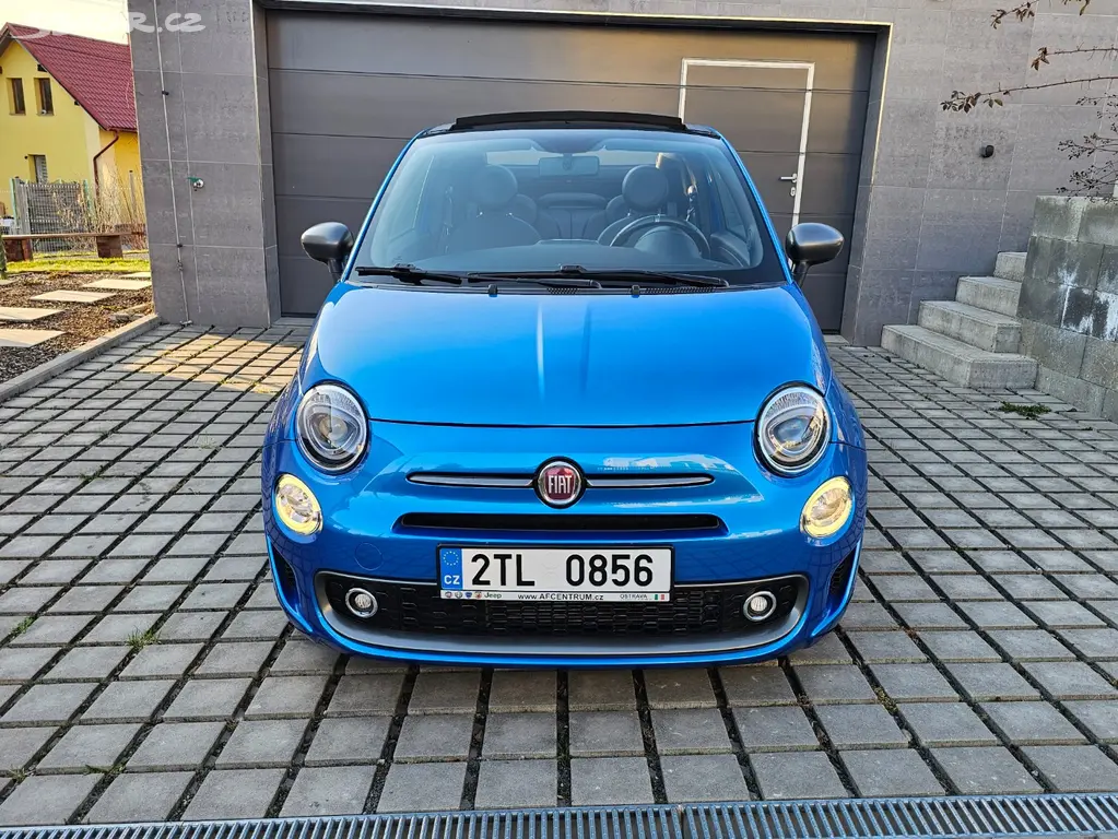 Fiat 500S cabrio (500C Sport), 71 000 km, nová STK - fotka 2