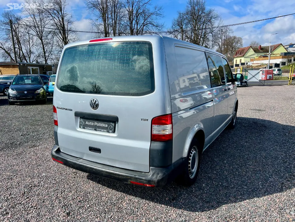 Volkswagen Transporter 2.0 TDI75kW L2 6 míst,Klima - fotka 5