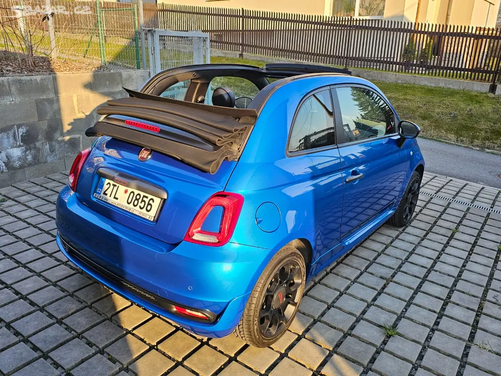 Fiat 500S cabrio (500C Sport), 71 000 km, nová STK - fotka 5