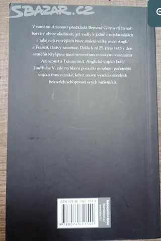 Azincourt - Bernard Cornwell - Praha 4 - Bazar - Sbazar.cz