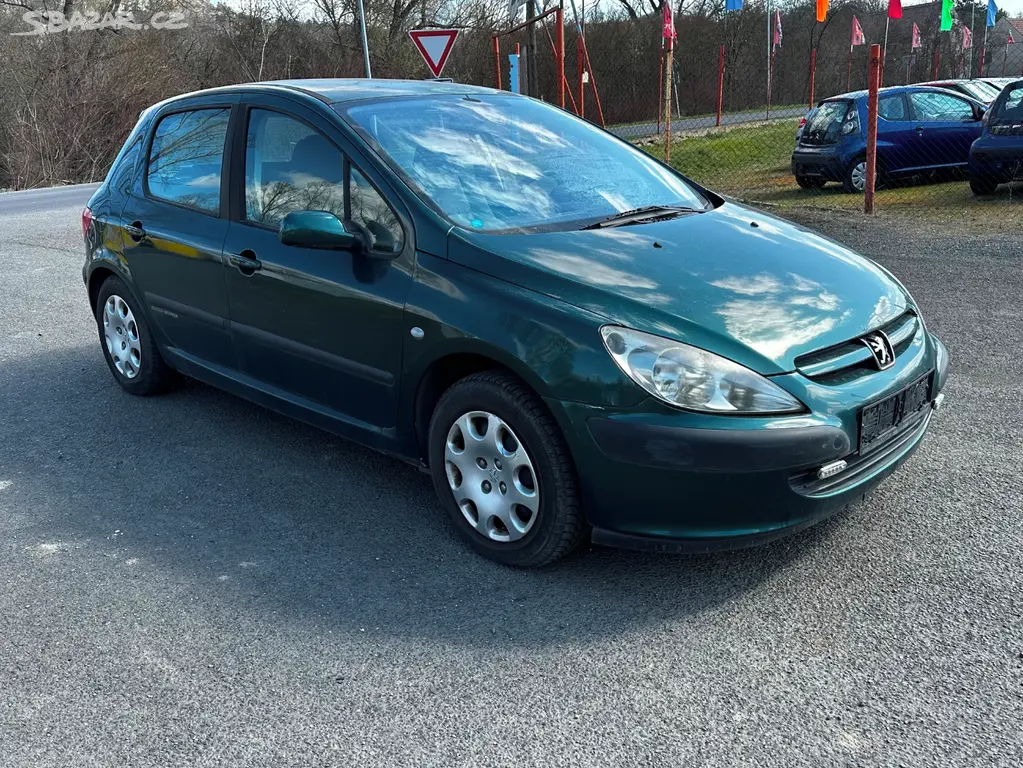 Peugeot 307 1.4HDi, r.2002, sada pneu, STK - fotka 2