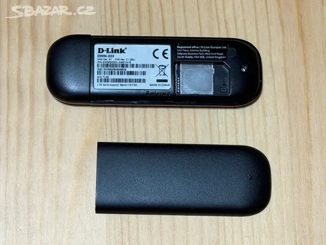 USB LTE modem D-LINK DWM-222, SIM MicroSD slot (1) - Praha, Černý Most ...