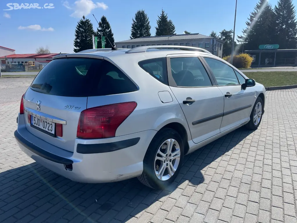 PEUGEOT 407SW 2,0HDI 80kw SW velmi dobrý 11/2005 - fotka 4
