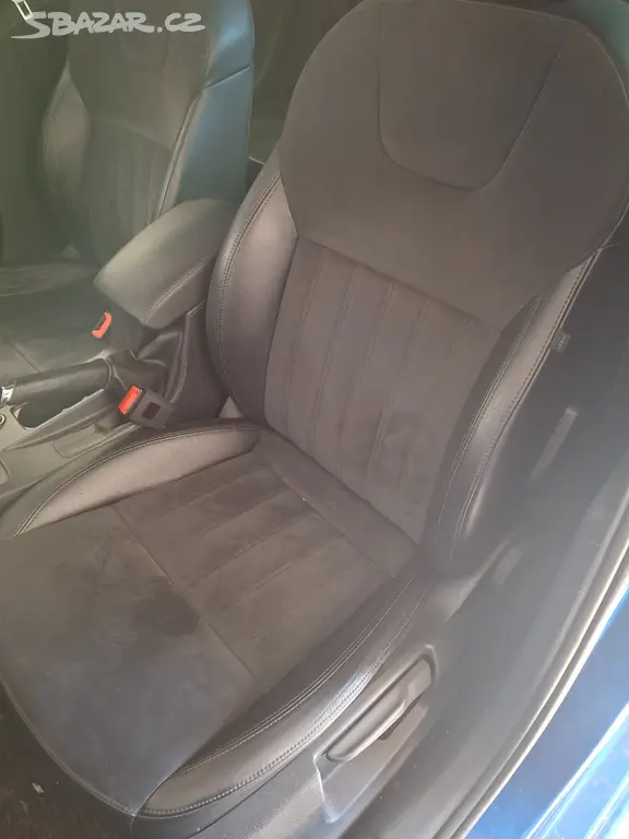 Škoda octavia 3 sedacky kuze alcantara