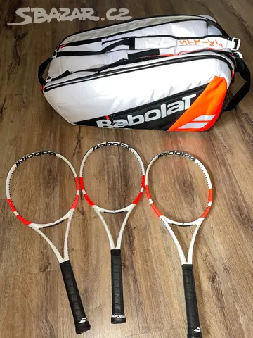 Tenisové rakety Babolat Pure Strike 98+Tenis taška - Liberec - Bazar ...