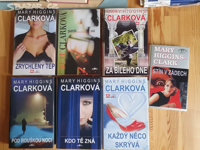 7x Mary Higgins Clarková . cena za vše 200 Kč - Praha 2 - Bazar - Sbazar.cz