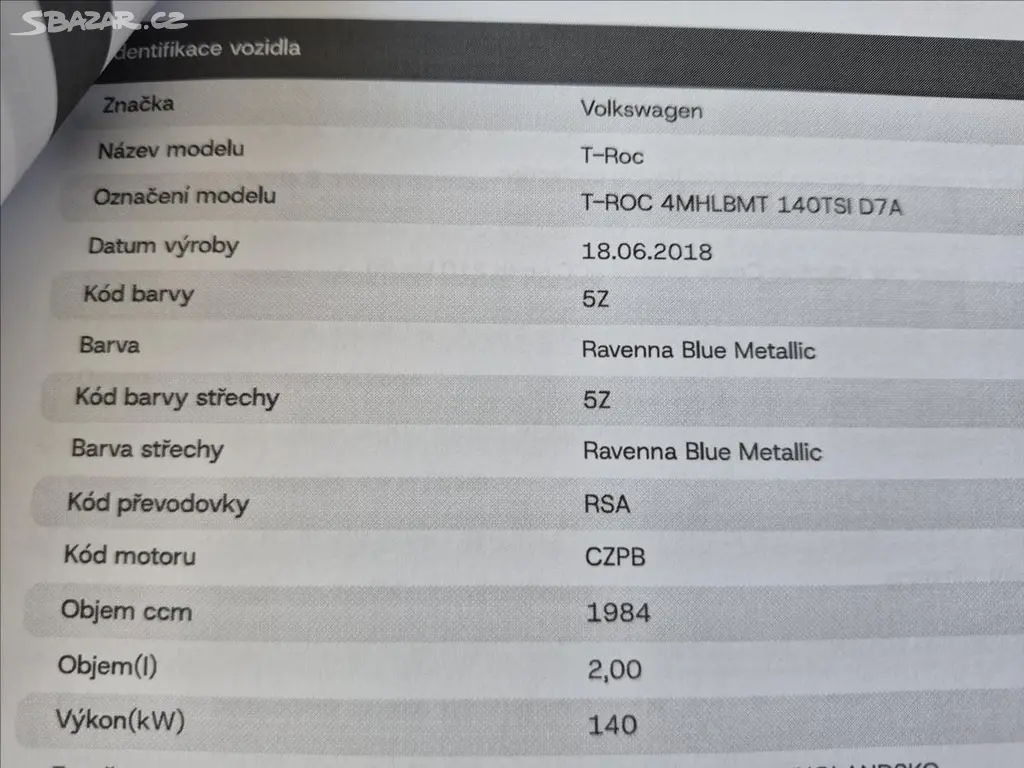 Volkswagen T-Roc, 2,0 TSI R-LINE DSG 4x4 PŘÍPRAV - fotka 6