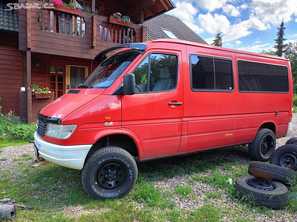 Sprinter Td Mercedes-Benz Sprinter 312D 2,9 TD, 4x4, uzávěrka - Vinařice, Divice ...