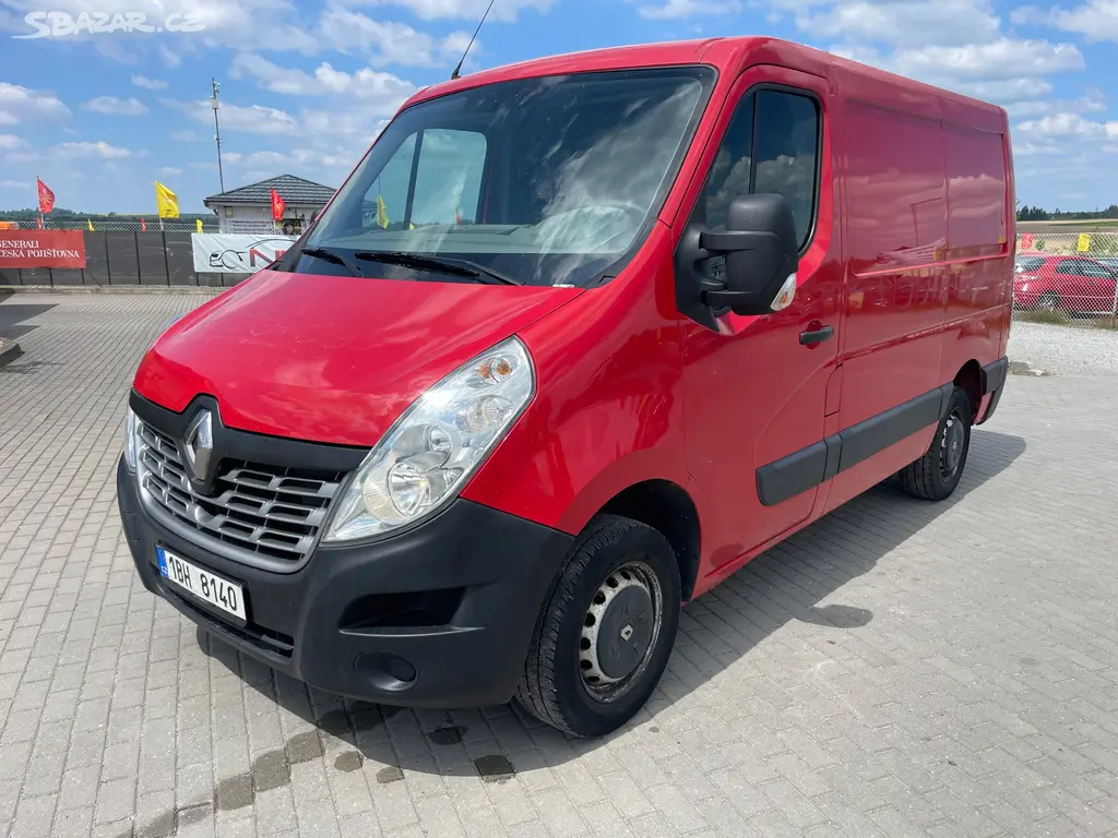RENAULT MASTER 2,3DCi 81kw odp.DPH 4xCZauto 2016