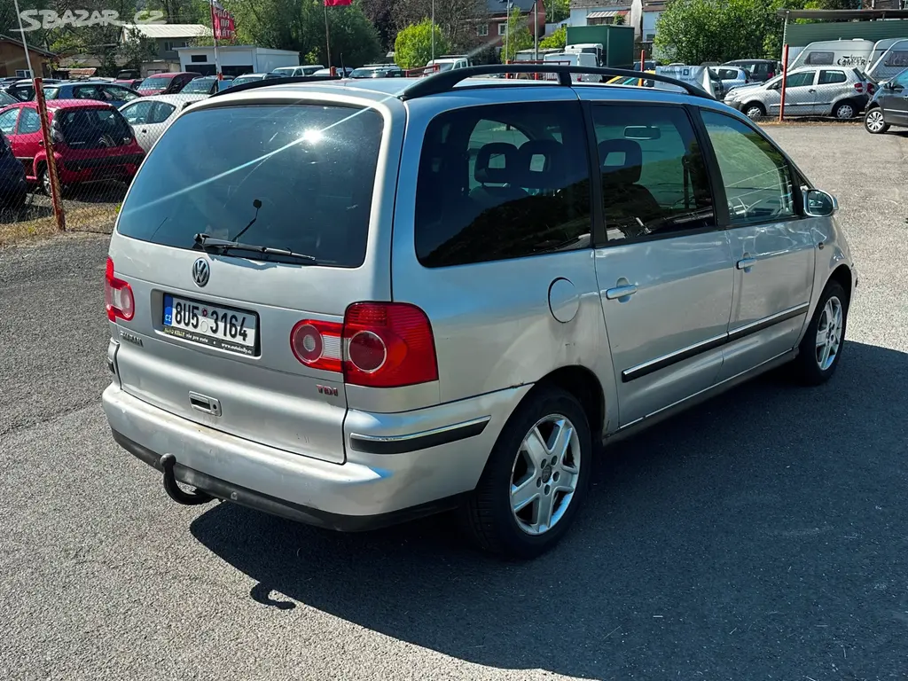 VW Sharan 1.9TDi 96kw, r.2004, 7mist, rozvody - fotka 3