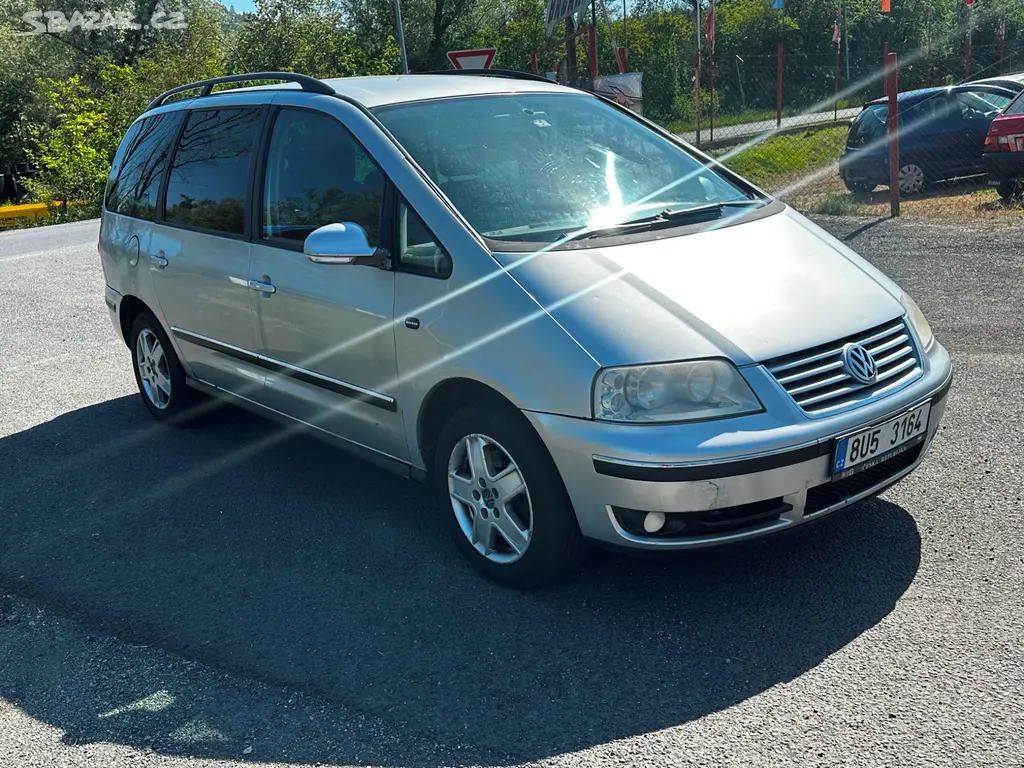 VW Sharan 1.9TDi 96kw, r.2004, 7mist, rozvody