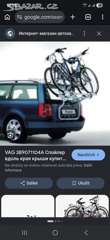 Náhled: Nosič kol na vw passat b5, b5.5 original