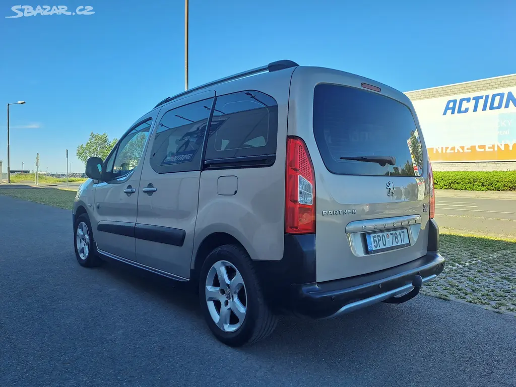 Peugeot Partner, 1.6HDI 68KW TEPE PĚKNÉ+KOLA - fotka 5