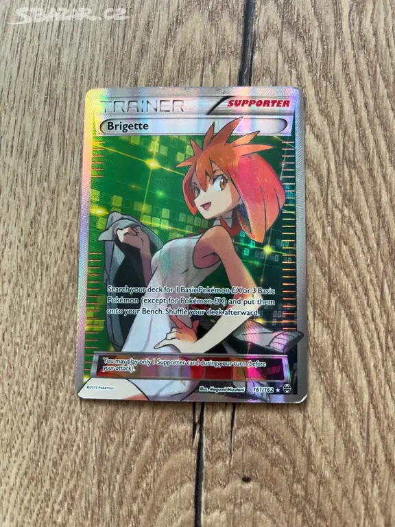 Pokmon karta Brigette Full Art 161/162 Ultra Rafe - Opava, Kyleovice -  Bazar - Sbazar.cz
