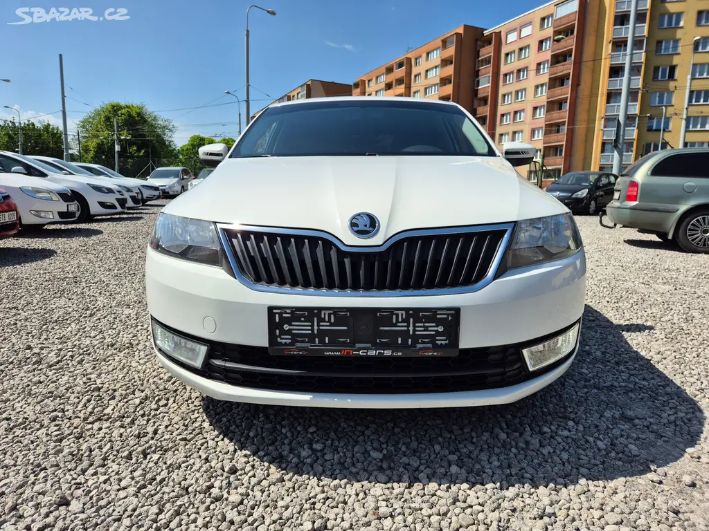 Škoda Rapid 1.6TDi,85KW,KLIMA,VÝHŘEV,ALU,ČR,2017 - fotka 2