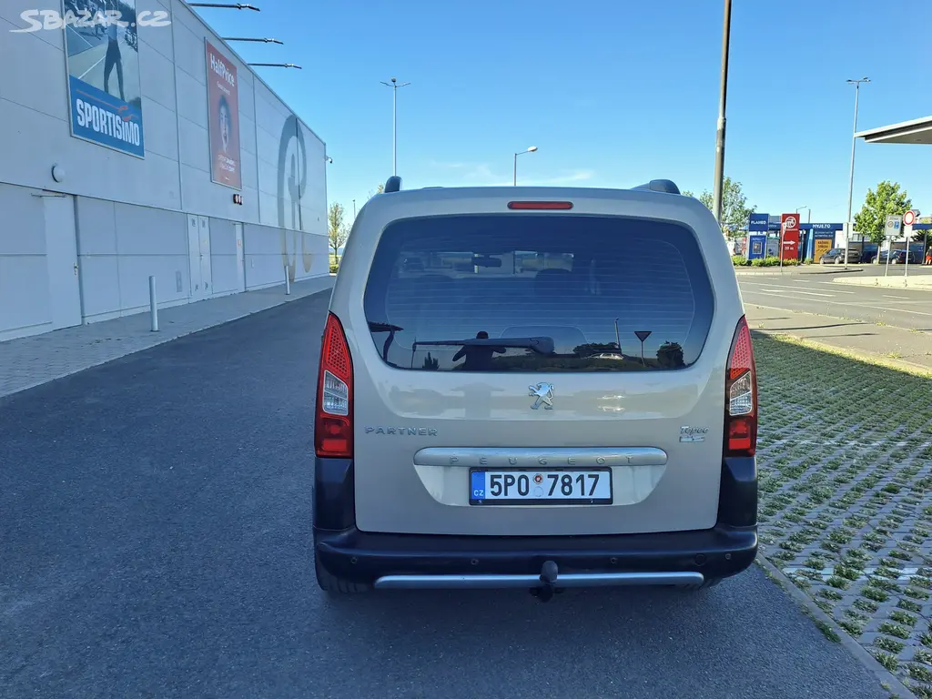 Peugeot Partner, 1.6HDI 68KW TEPE PĚKNÉ+KOLA - fotka 6