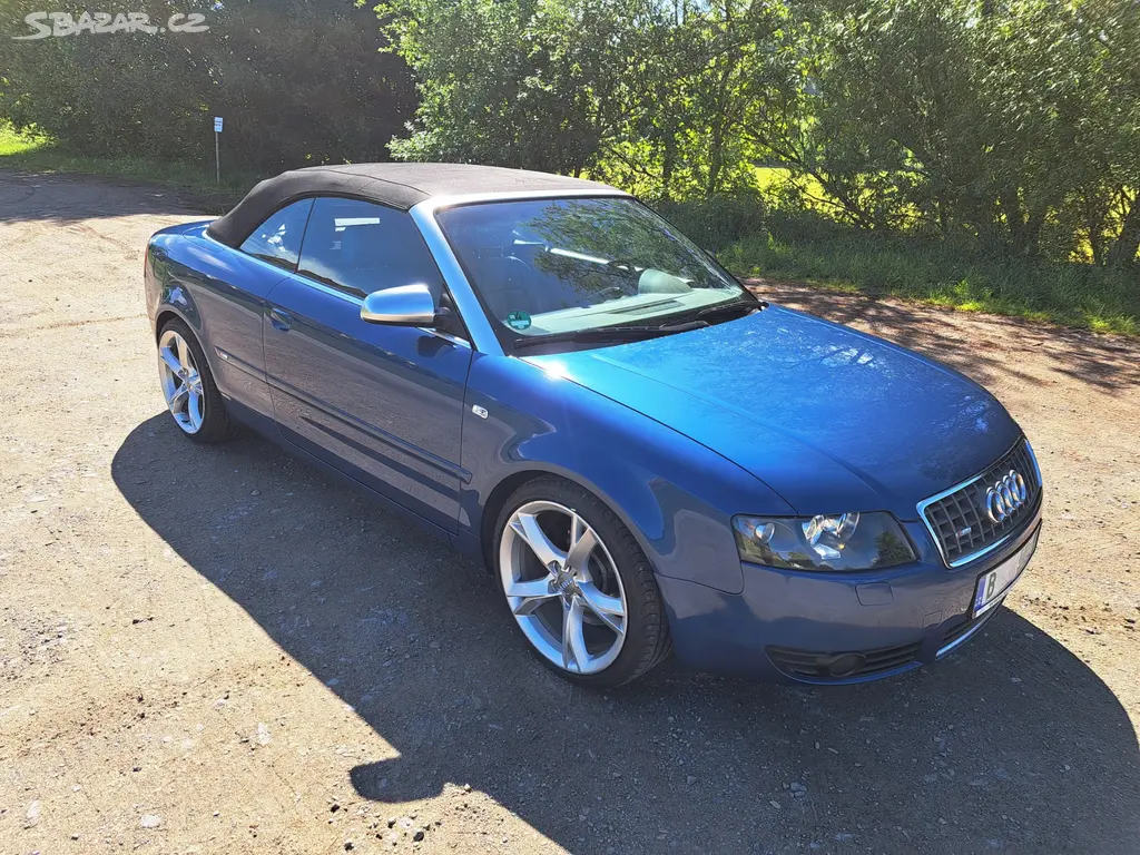 AUDI A4 CABRIO 3.0 V6,2005, MANUÁL, TAŽNÉ, TOP! - fotka 4