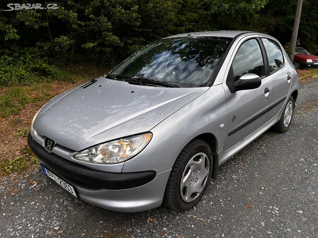 Peugeot 206 1,4 HDi 50kW, r.v. 2005, stk 06/2027