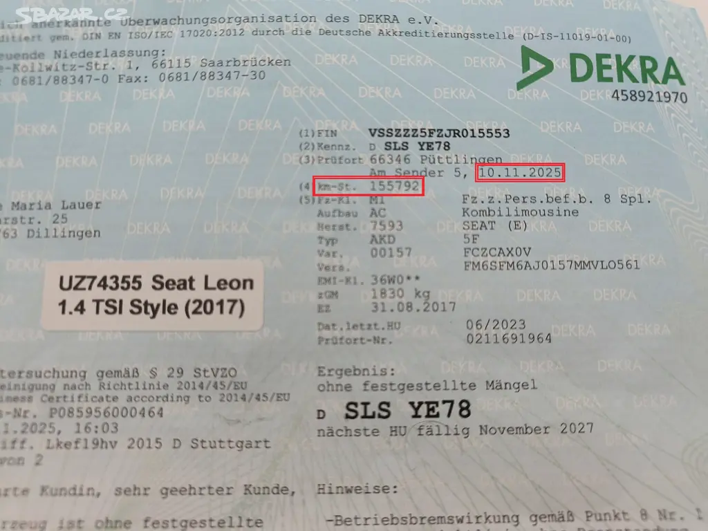 LEON 1.4 TSi 92 KW 8/2017 PLNÝ SERVIS NAVI PDC TOP - fotka 4