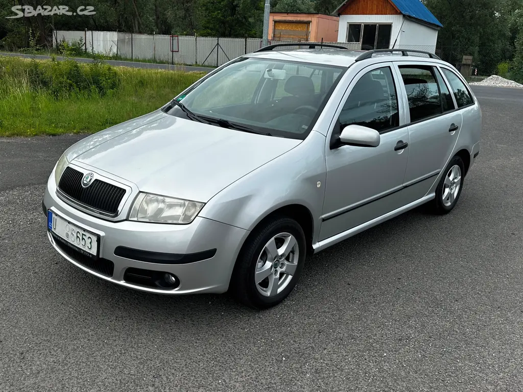 Škoda Fabia 1.4i 55kw, r.2005, 96700km, klima, stk
