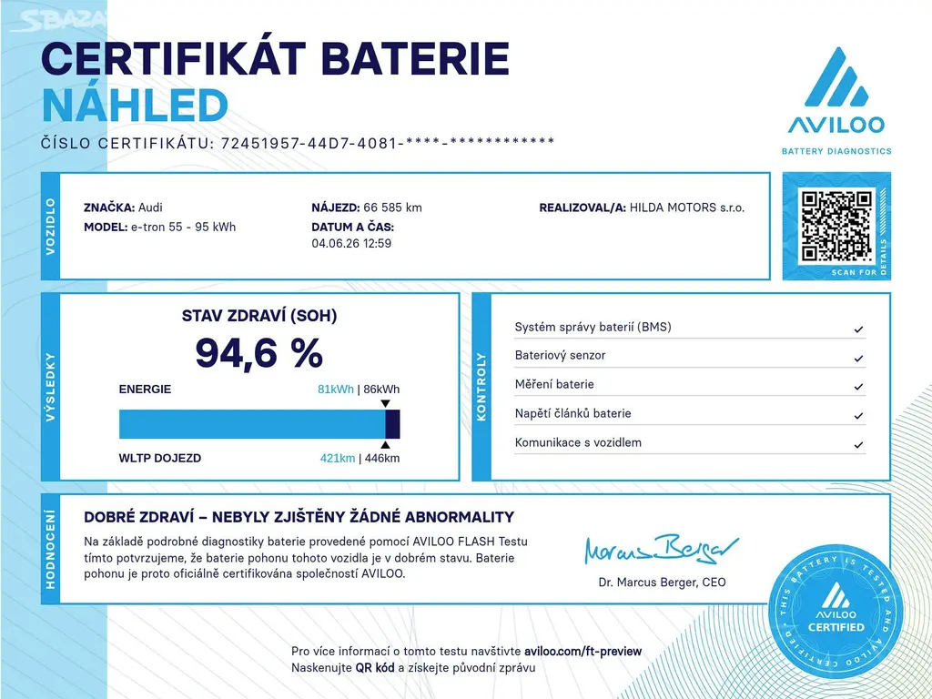 Audi e-tron, 55 300kW Sline B&O Pano ZÁRUKA - fotka 3