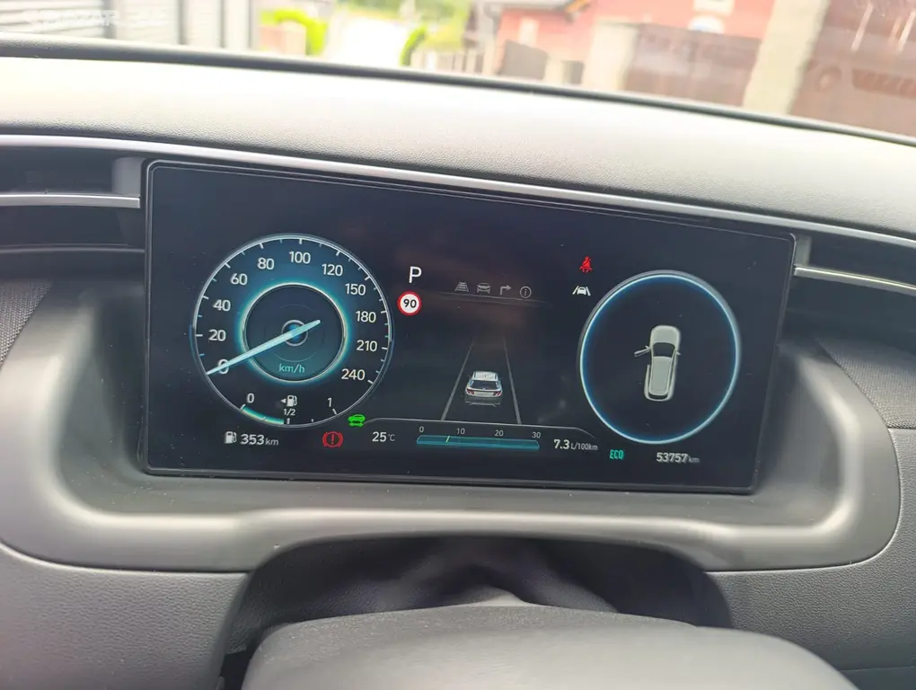 Hyundai TUCSON,2021,1.6TGDi HEV,52 xxx km,1.maj,ČR - fotka 6
