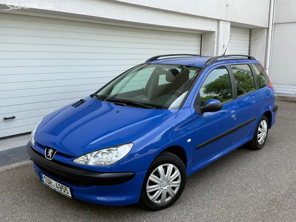 Peugeot 206, SW, 1.4i 65kw Nová STK 92t.km!