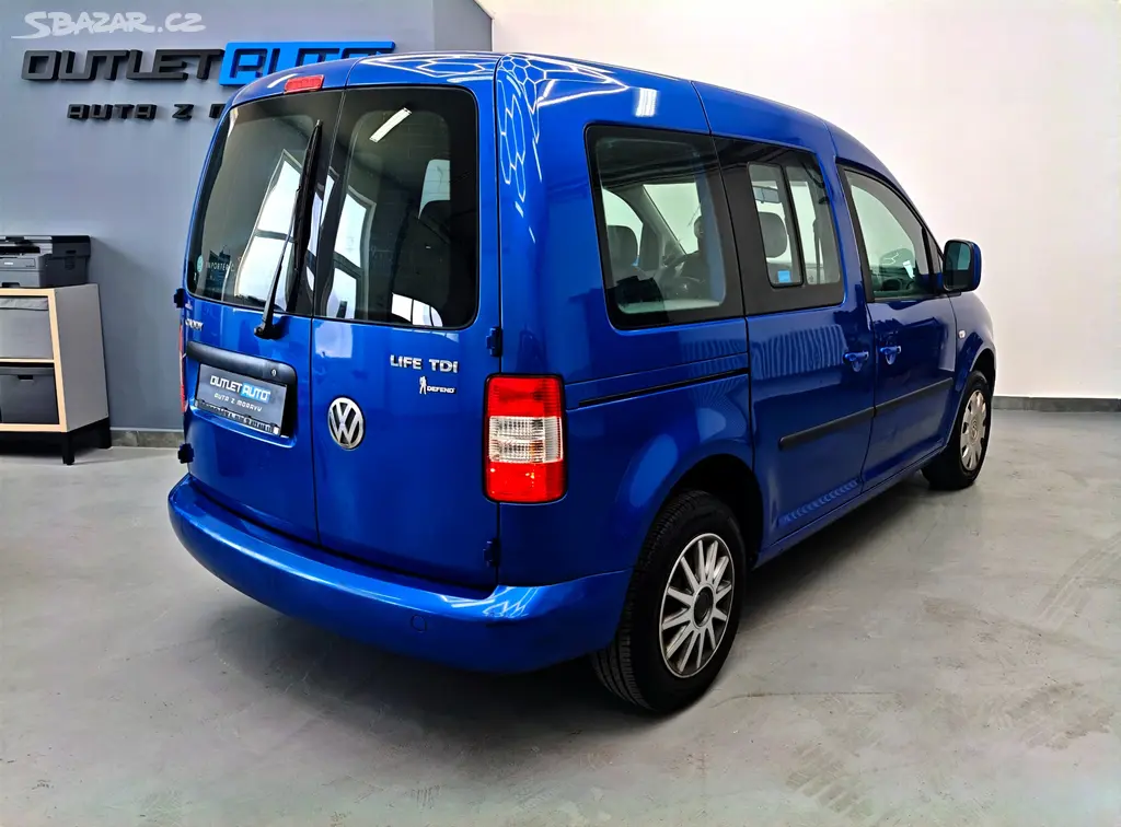 VW CADDY LIFE 1.9 TDI 77KW, 2007, TEMPOMAT - fotka 3