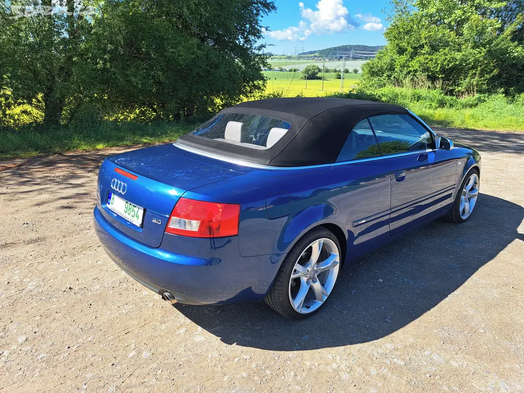 AUDI A4 CABRIO 3.0 V6,2005, MANUÁL, TAŽNÉ, TOP! - fotka 3