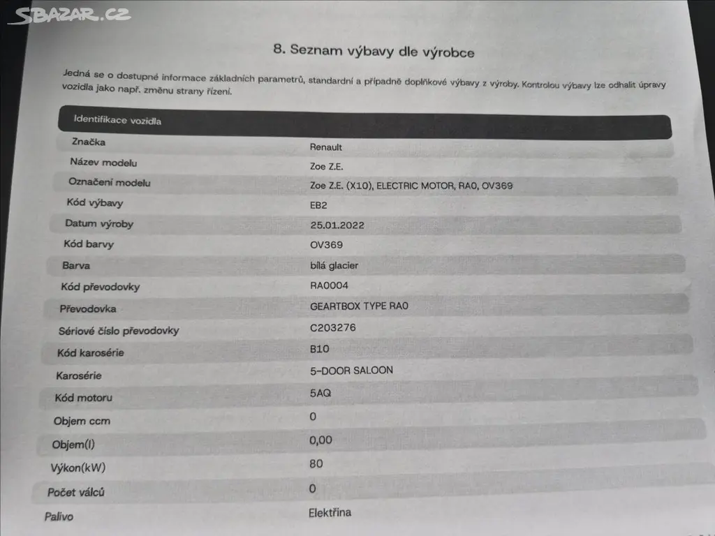 Renault ZOE, Experience SOH 95,2 V ZÁRUCE - fotka 4