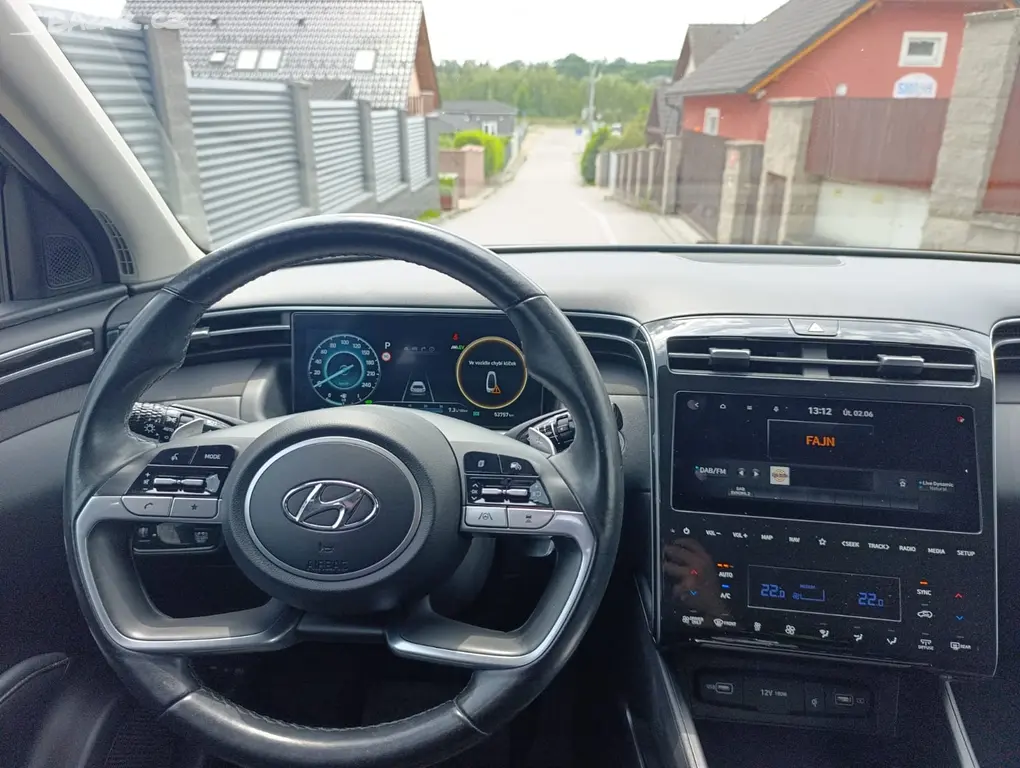 Hyundai TUCSON,2021,1.6TGDi HEV,52 xxx km,1.maj,ČR - fotka 5