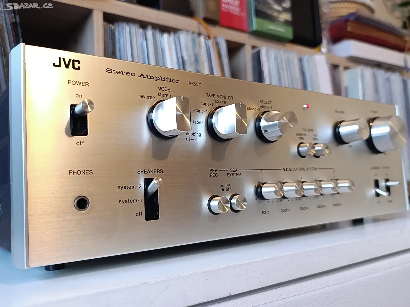 JVC JA-S5G Stereo Amplifier / Equalizer / Japan - Praha, Čimice