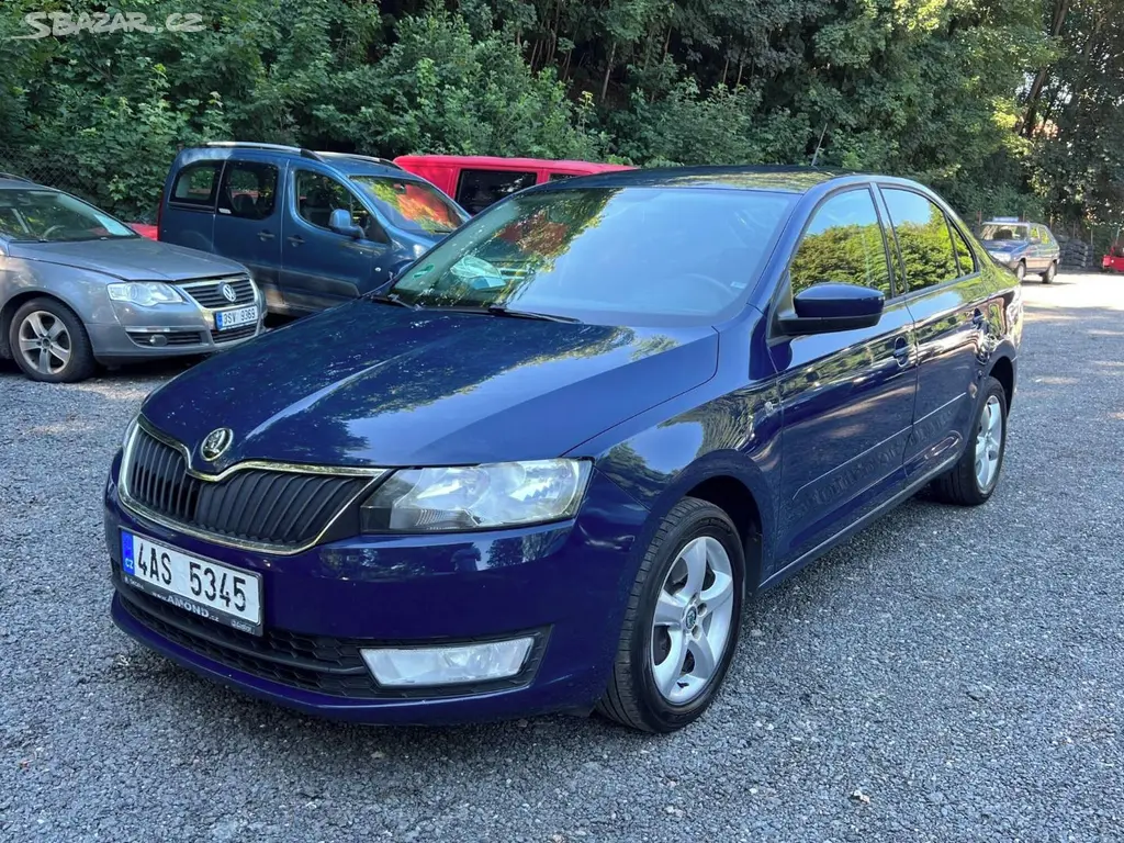Škoda Rapid 1.6TDI 66kW klima park.senzor 2015 ČR